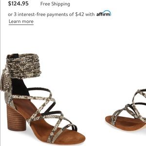 Jeffrey Campbell Despina Strappy Sandal♥️🐍